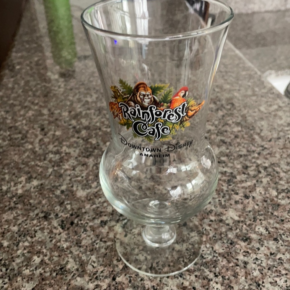 Disney Rainforest Café glass